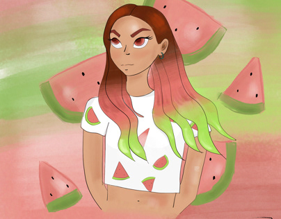 Watermelon girl