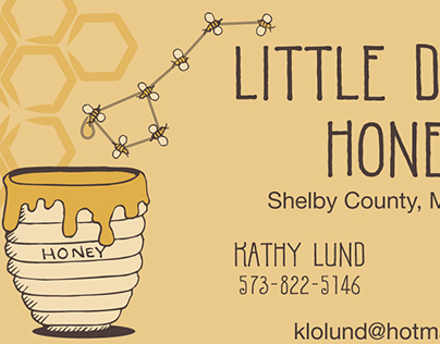 Little Dipper Honey Business Card 2014