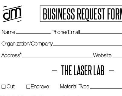 customer information form for Design More LLC 