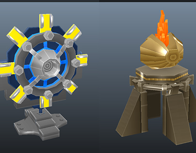 Game Art: Smashable props from Lego Marvel & DC Games.