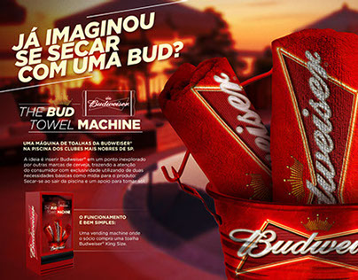 Maquinas de Toalhas Budweiser