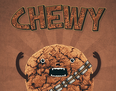 Chewy Chocolate Cookie Wookiee @threadless