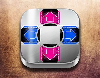 iOS App Icon: Dance Dance Revolution