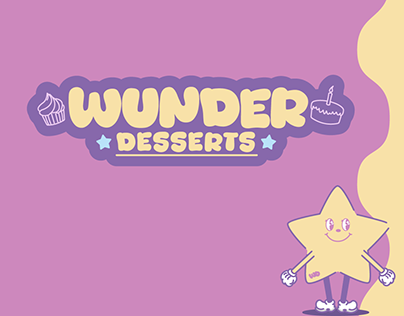 Wunder Desserts & Mr. Wunder Star | Logo