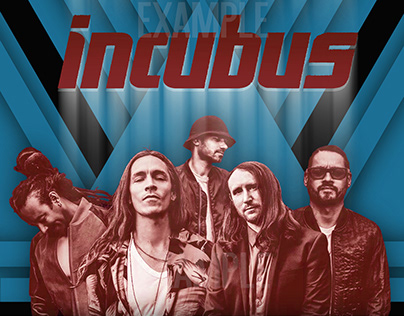 Incubus Local Show Flyer [EXAMPLE]