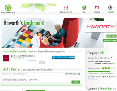 GreenStar Hub, web & app design