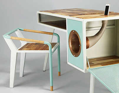 soundbox table and seat