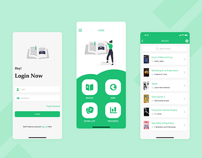 Mobile App Design: UI/UX for Book Reading App