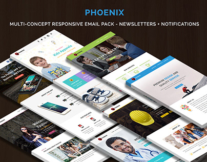PHOENIX - Multi-Concept Responsive Email Pack