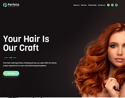 Perfetto - Hair Stylist Website