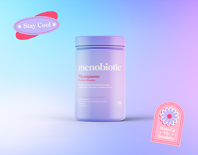 Menobiotic Supplement. Logo / Package / Branding