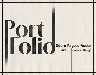 Portfolio Graphic Design 2023 - Swann Fargeau-Faucon