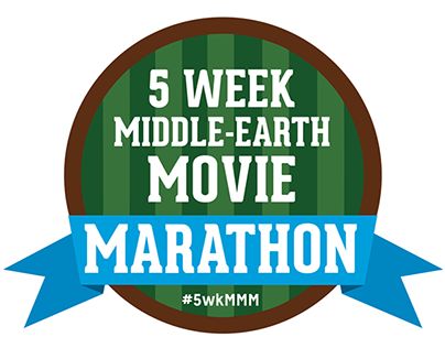 5 Week Middle-earth Marathon Movie Badges