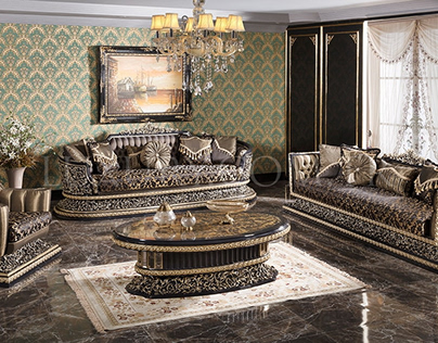 living room ( Lüks Hercai Klasik Koltuk Takımı )