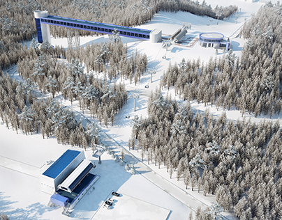 Winter ski complex