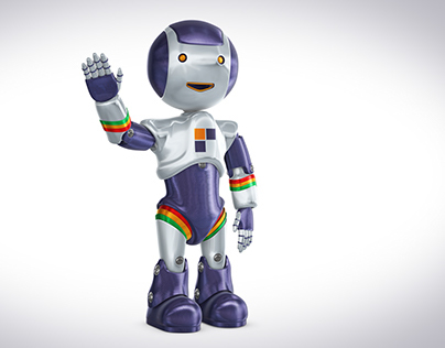 Techno Brain - Robot Character