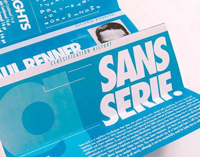 Typographic Brochure Series