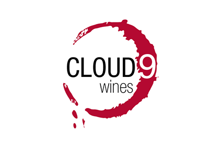 Logo, tarjeta, díptico y web para Cloud 9 Wines