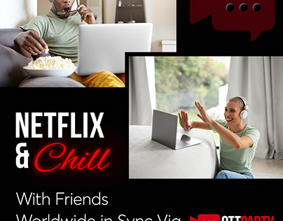 Netflix party with friends worldwide.