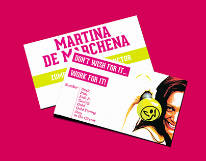 Martina Zumba Card