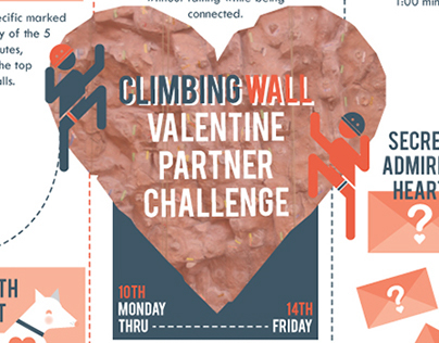 Climbing Wall Valentine Event