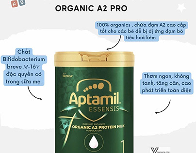 Sữa Aptamil Essensis Organic số 1 900g