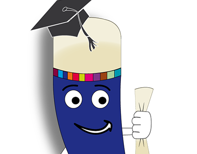 School category mascot and shop advertising