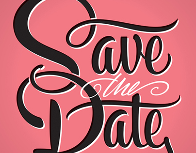 SAVE THE DATE | Hand Lettering