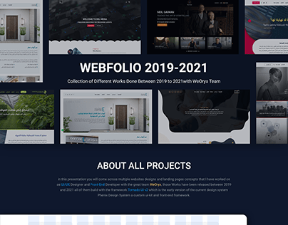 Webfolio 2019-2021