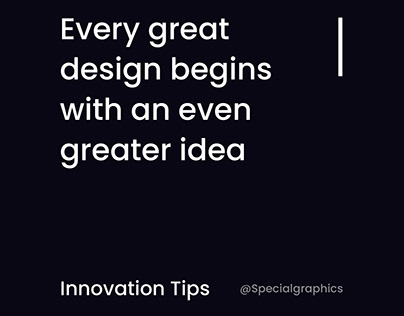 Innovation Tips| Special Graphics