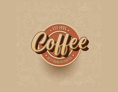 Coffee Brand Vintage Logo & Identity Guideline Design