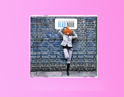 Mylene Farmer Bleu Noir Album Redesign