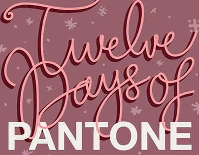 The Twelve Days of Pantone