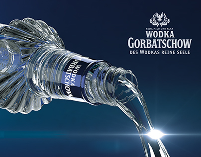 Wodka Gorbatschow 3D Model and Render
