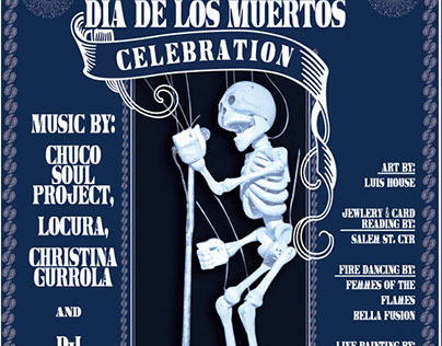 Dia De Los Muertos Concert Poster