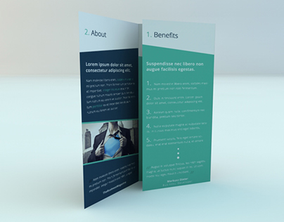 Clean Minimalistic Brochure (Tri-Fold)