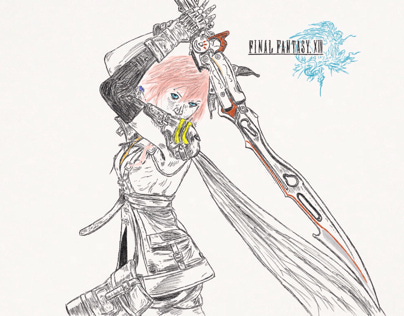 Final Fantasy XIII Lightning Sketch