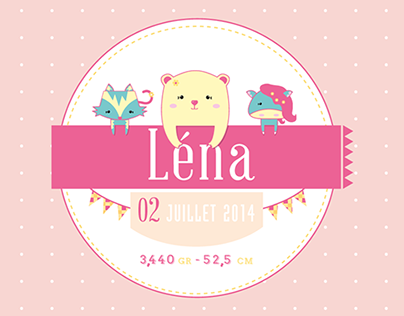 Announcement of birth: Lena