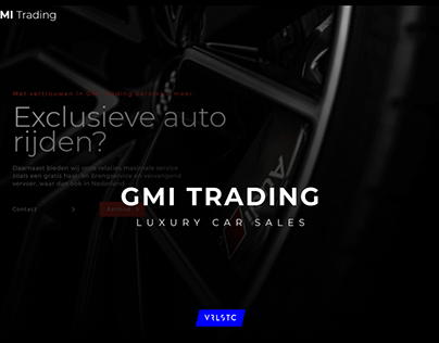 Minimal automotive seller website design, photo & video