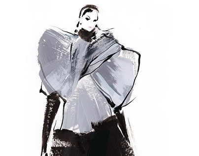 Fashion illustrations for Marc by Marc Jacobs F/W 2014