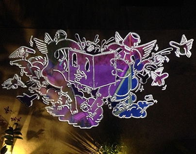 Mural Projection Mapping