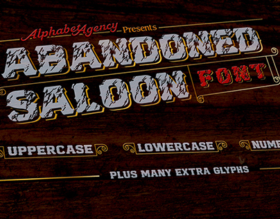 Abandoned Saloon Font