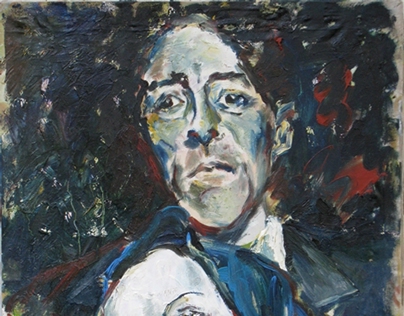 Jean Cocteau, oil