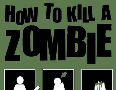 Zombie Memos "How to" Signs