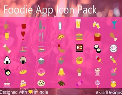 Foodie App Icon Pack