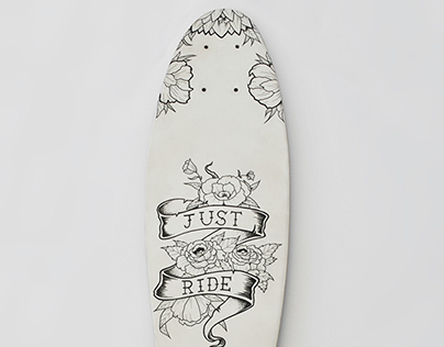 Manufacturing and illustration of a cruiser board