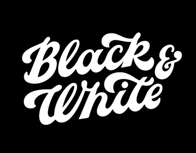 Black&White lettering selection VOL1