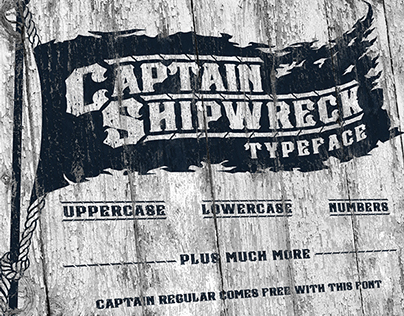 Captain Shipwreck Typeface