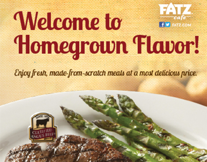 FATZ Cafe Ad for the Aiken Shopping and Dining Guide