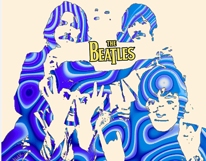 The Beatles psychedelic animation